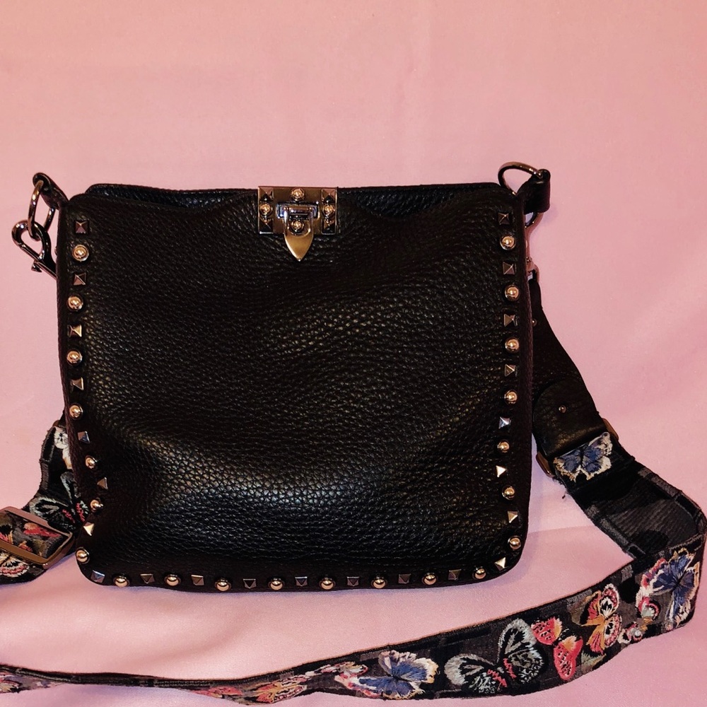 Valentino crossbody guitar strap bag
